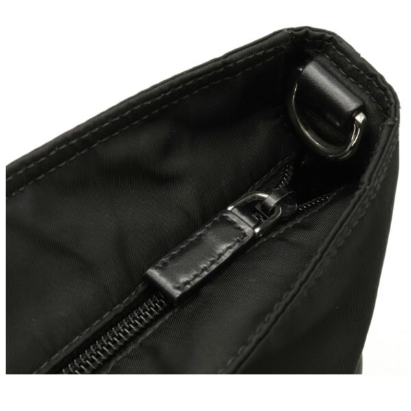 12140343 3 Prada 2WAY Nylon Leather Shoulder Bag Nero Black