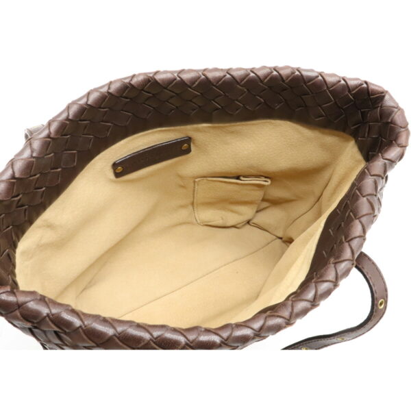 12140416 4 Bottega Veneta Intrecciato Tote Bag Handbag Leather Brown