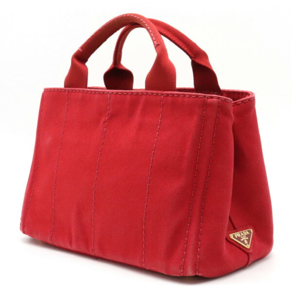 12140453 1 Prada Canapa Canvas Tote Bag Red