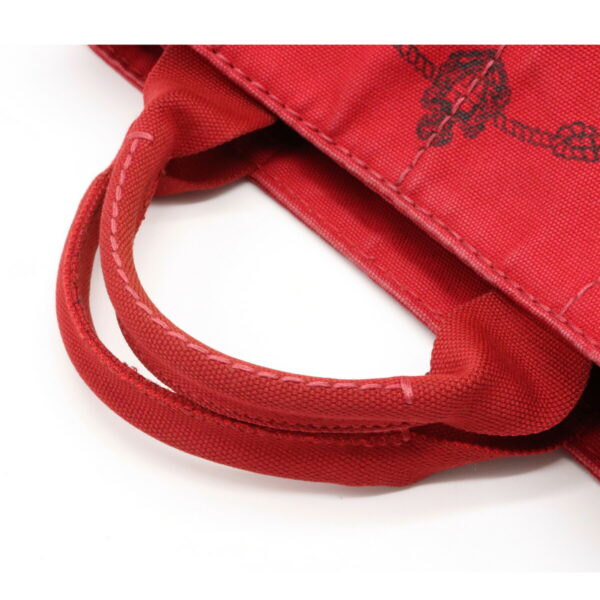 12140453 3 Prada Canapa Canvas Tote Bag Red