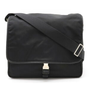 12140851 Yves Saint Laurent Ysl Line Baby Monogram Handbag Black