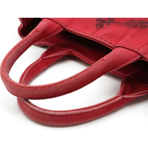 12140924 3 Prada Canapa 2WAY Shoulder Bag Rosso Red