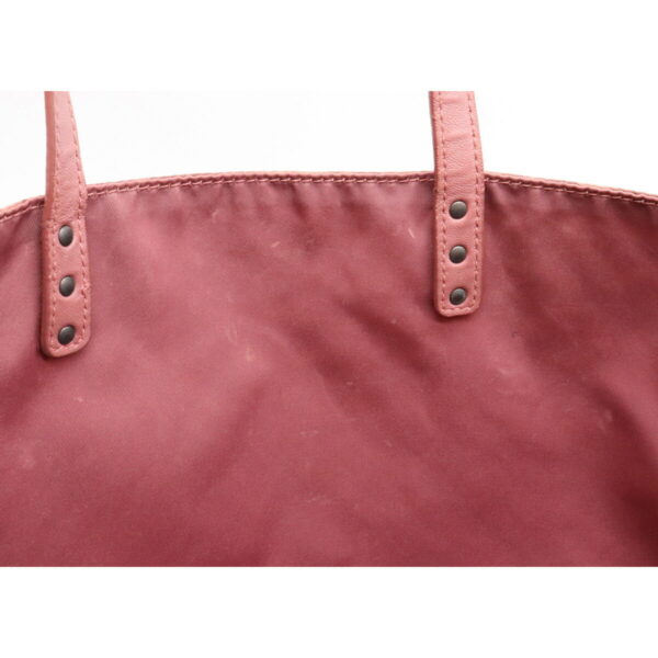 12141277 5 Bottega Veneta Intreccio Lusion Tote Shoulder Bag Nylon Pink