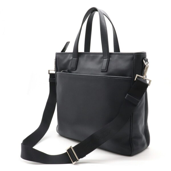 12150189 1 Prada Vitello City Leather Tote Bag Baltico Navy