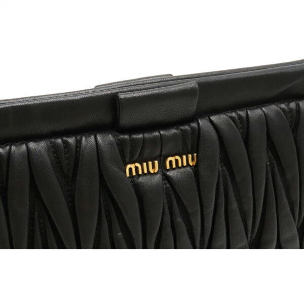 12150262 6 Miu Miu Crossbody Bag Leather Nero Black