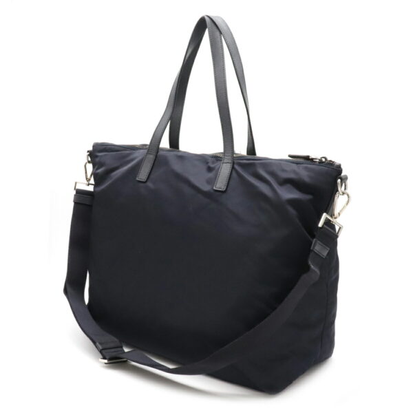 12150698 1 Prada Large Nylon 2WAY Shoulder Bag Bleu Navy