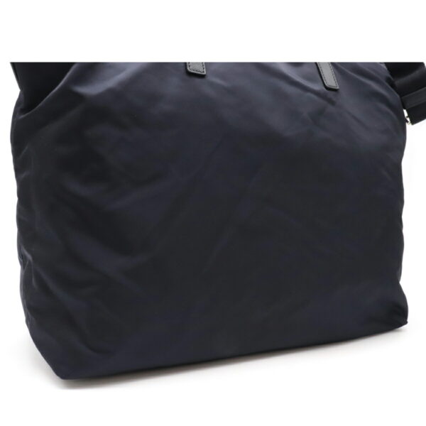 12150698 7 Prada Large Nylon 2WAY Shoulder Bag Bleu Navy