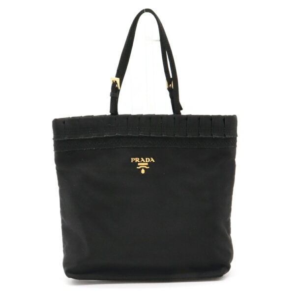 12151350 Prada Raso Satin Mini Bag Nero Black