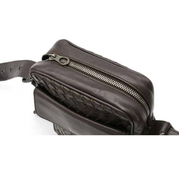 12151370 5 Bottega Veneta Intrecciato Shoulder Bag Brown