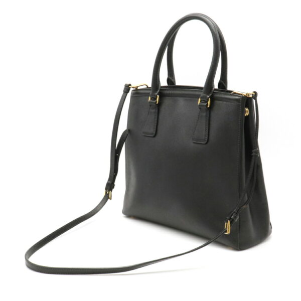 12170216 1 Prada Saffiano Leather 2WAY Shoulder Bag Nero Black