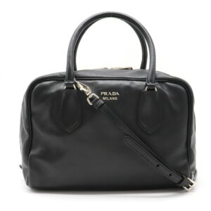 12170987 BALENCIAGA Clutch Bag Pouch Leather Black