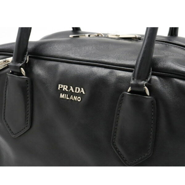 12170987 8 Prada Inside Leather 2WAY Shoulder Bag Nero Black Pink