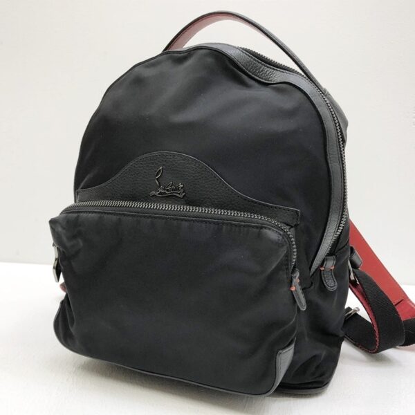 122 20230223 a 1 01 Christian Louboutin Buckle Bis Mall Leather Backpack Black