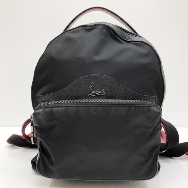 122 20230223 a 1 02 Christian Louboutin Buckle Bis Mall Leather Backpack Black