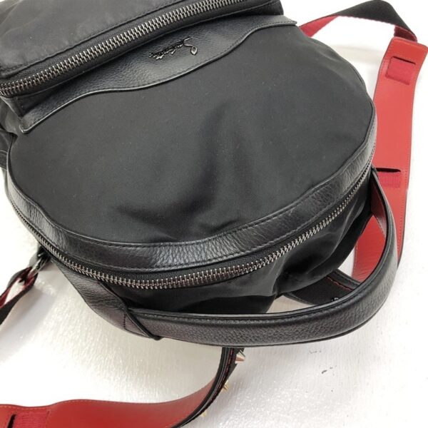 122 20230223 a 1 06 Christian Louboutin Buckle Bis Mall Leather Backpack Black