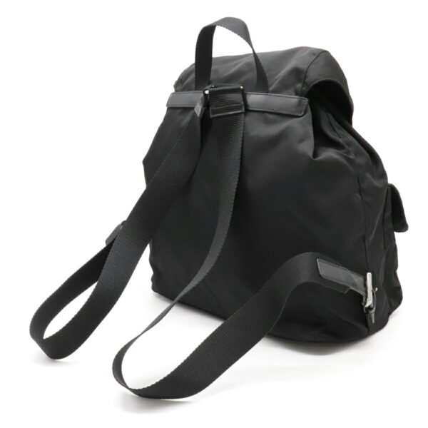 12200565 1 Prada Nylon Leather Daypack Nero Black