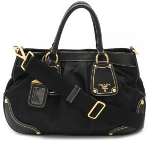 12201092 1 Miu Miu Matelasse Shoulder Bag Leather Black