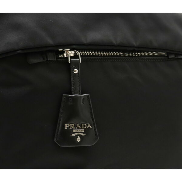 12210546 8 Prada Nylon Leather 2WAY Shoulder Bag Nero Black