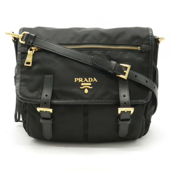 12211483 1 Prada Crossbody Nylon Leather Nero Black