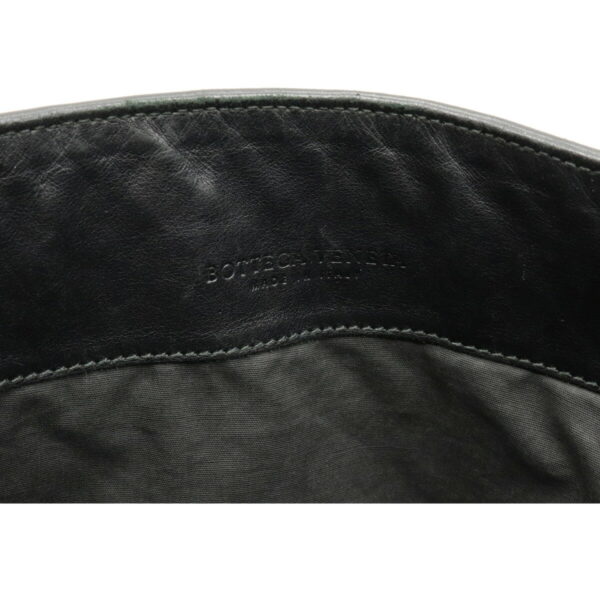 12220122 7 Bottega Veneta Intrecciato Shoulder Bag Leather Black