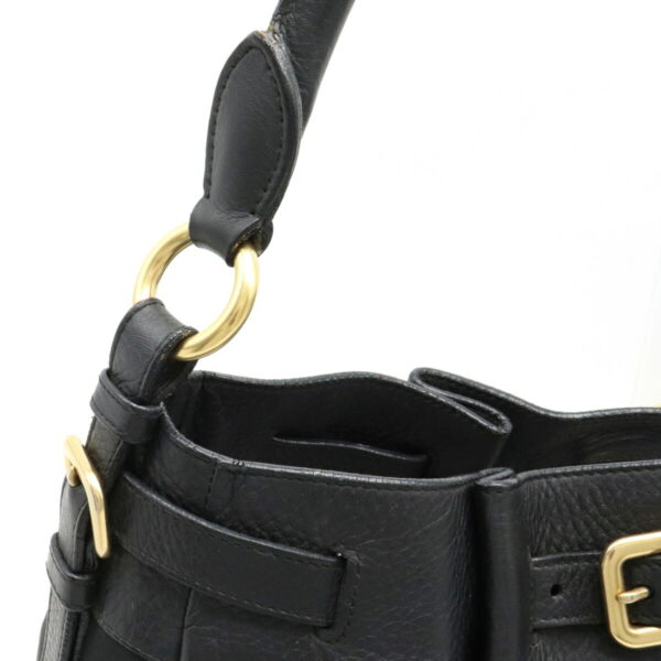 12220228 6 Prada Nylon Leather Bag Nero Black