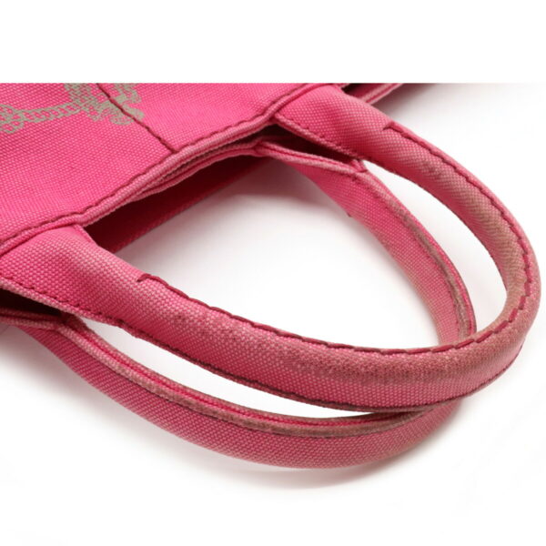 12220977 4 Prada Canapa Mini 2WAY Shoulder Bag Peonia Pink