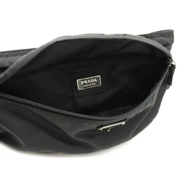 12230569 5 Prada Nylon Waist Pouch Nero Black