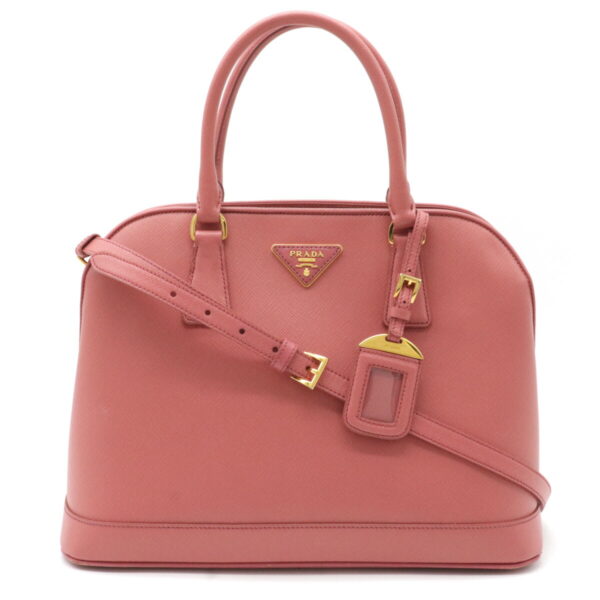 12230738 1 Prada Saffiano Lux Leather 2WAY Shoulder Bag Tamaris Pink