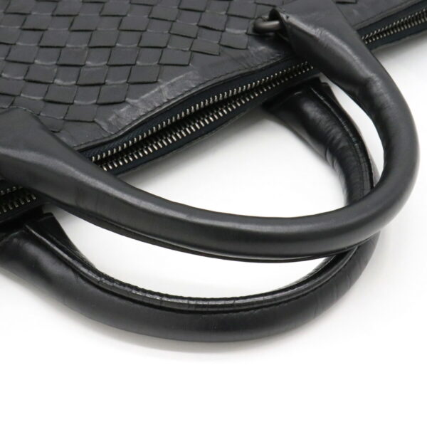 12240267 4 Bottega Veneta Intrecciato Business Bag Document Bag Briefcase Leather Black