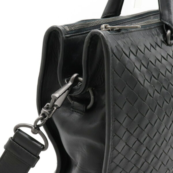 12240267 8 Bottega Veneta Intrecciato Business Bag Document Bag Briefcase Leather Black