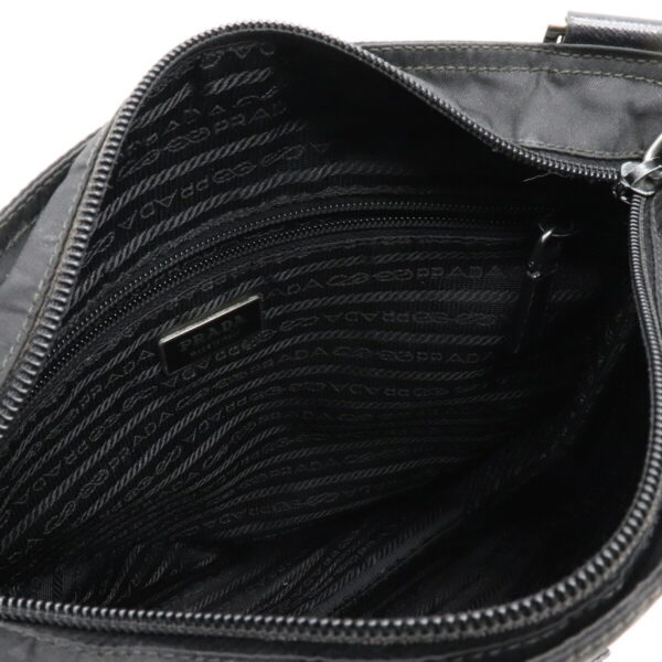 12240491 7 Prada Sports Line Nylon Shoulder Bag Charcoal