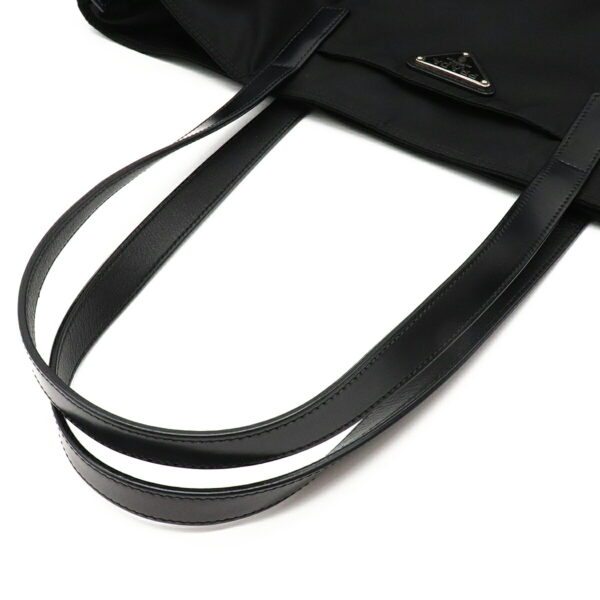 12240628 4 Prada Tote Bag Shoulder Bag Nylon Leather Nero Black