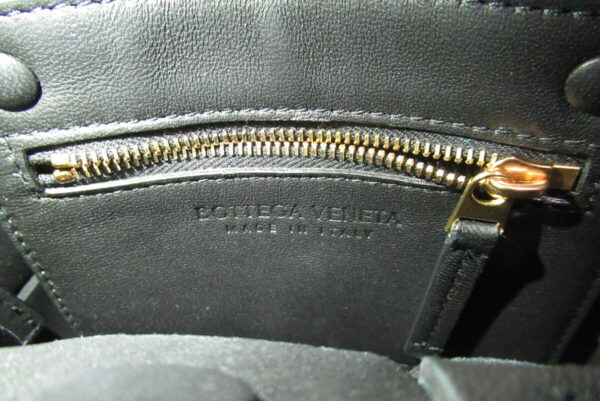 12303304 8 Bottega Veneta Mini Cassette Tote Bag Maxi Intrecciato Black