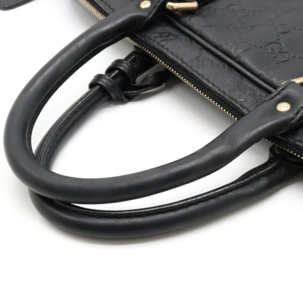 12330877 4 Gucci Guccisima Briefcase Leather Black