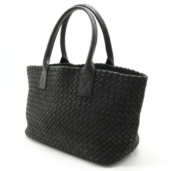 12350416 2 Bottega Veneta Intrecciato Tote Leather Black