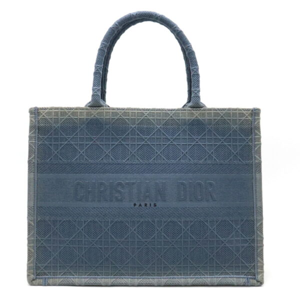 12360304 1 Christian Dior Book Tote Medium Denim Blue