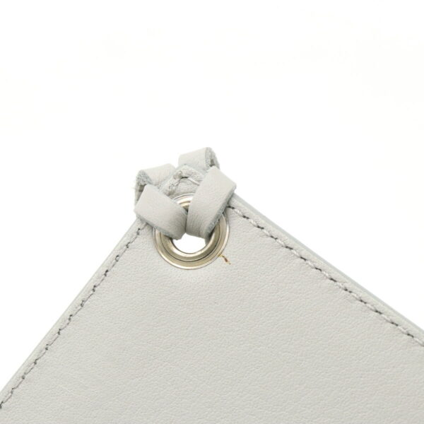 12360952 6 Balenciaga Mini Paper Handbag Leather Light Gray