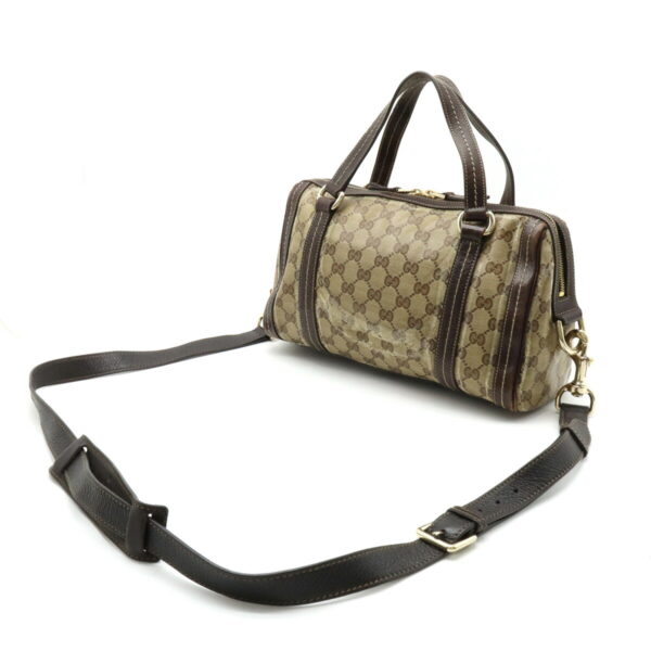 12360955 2 Gucci GG Crystal Ribbon Mini Bag Khaki Brown