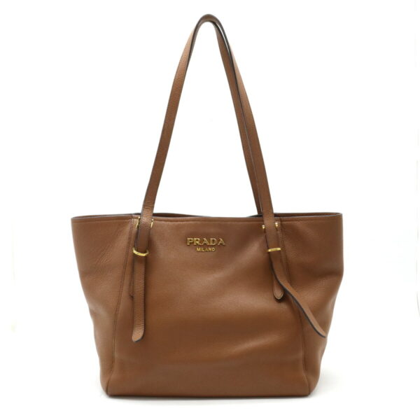 12360966 1 Prada Tote Bag Leather Brown