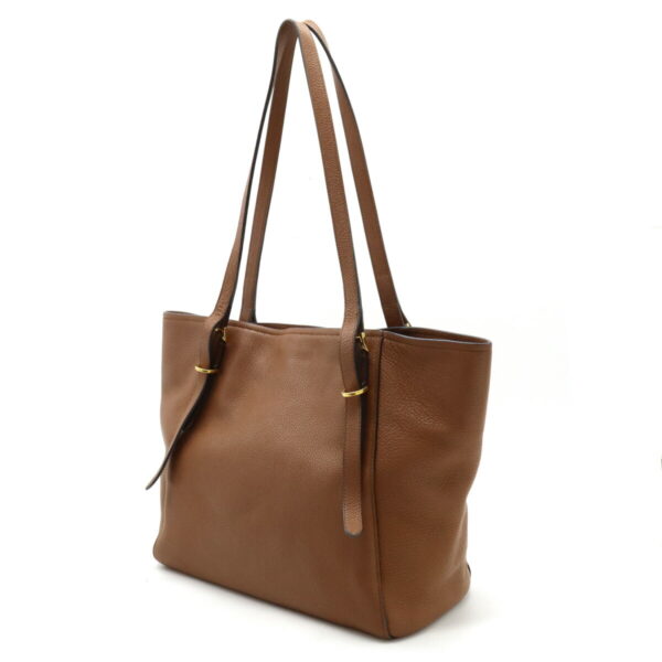 12360966 2 Prada Tote Bag Leather Brown