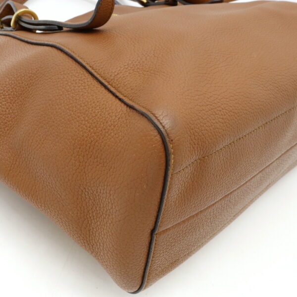 12360966 3 Prada Tote Bag Leather Brown