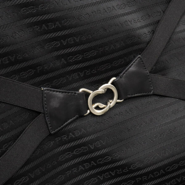 12370500 7 Prada Briefcase Travel Bag Nylon Nero Black