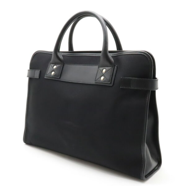 12370584 2 Gucci Webloop Briefcase Nylon Leather Black