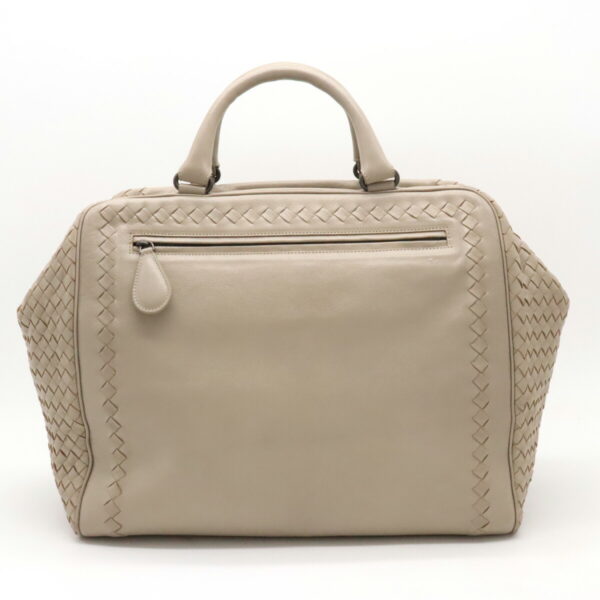 12370830 1 Bottega Veneta Intrecciato Leather Greige