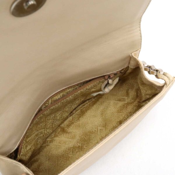 12390341 5 Bottega Veneta Intrecciato Pochette Leather Cream