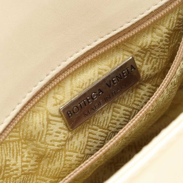 12390341 7 Bottega Veneta Intrecciato Pochette Leather Cream