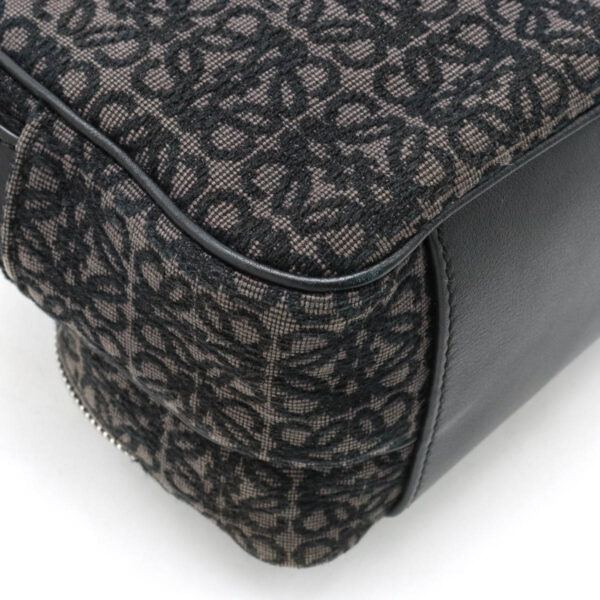 12390557 3 Loewe Repeat Anagram Camera Bag Jacquard Anthracite