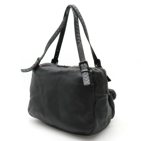 12390727 2 Bottega Veneta Intrecciato Tote Leather Black