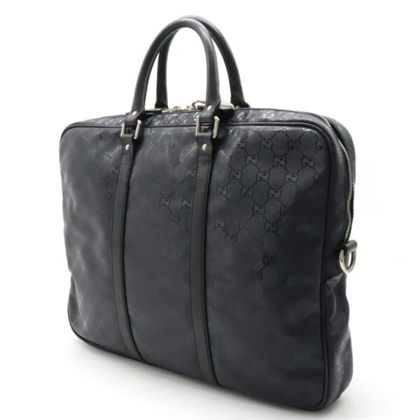 12390729 2 Gucci GG Implement Briefcase Leather Navy