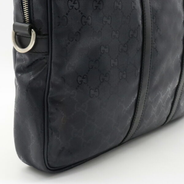 12390729 7 Gucci GG Implement Briefcase Leather Navy